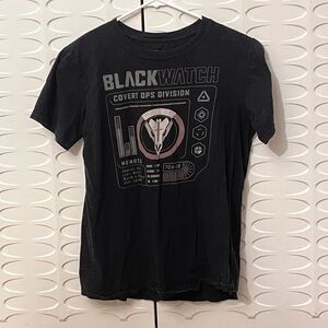 Funko Pop Overwatch Blackwatch Covert Ops Division Video Game T-Shirt, Size M